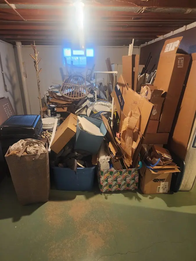 Roll-off dumpster container at job site for Construction Dumpster Rental in Sherman